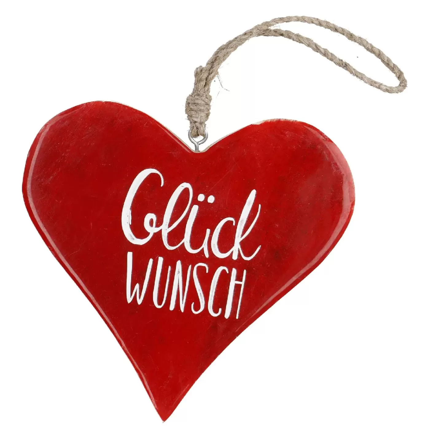 NANU-NANA Anhänger Herz, Glückwunsch/rot, 14.5 Cm Flash Sale