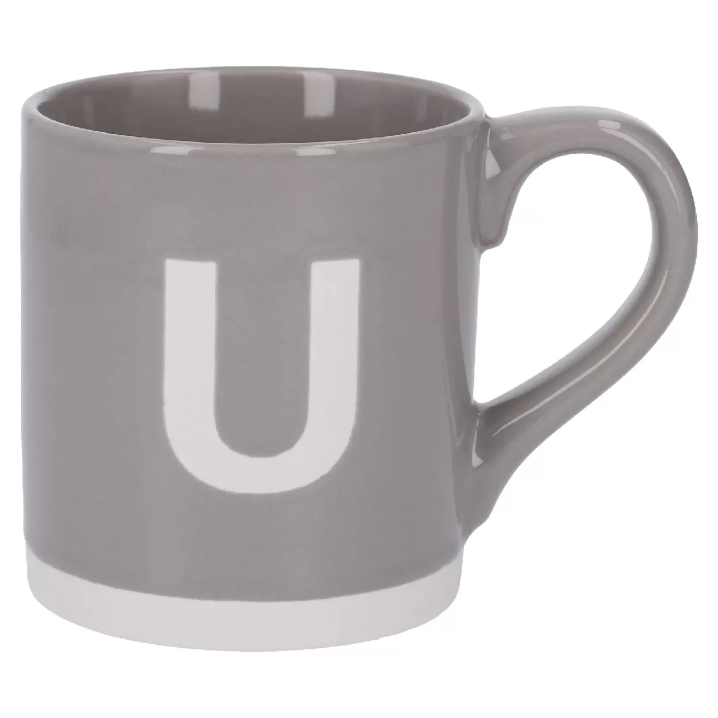 NANU-NANA Becher Buchstabe/Uni, U/grau, 440 Ml Cheap