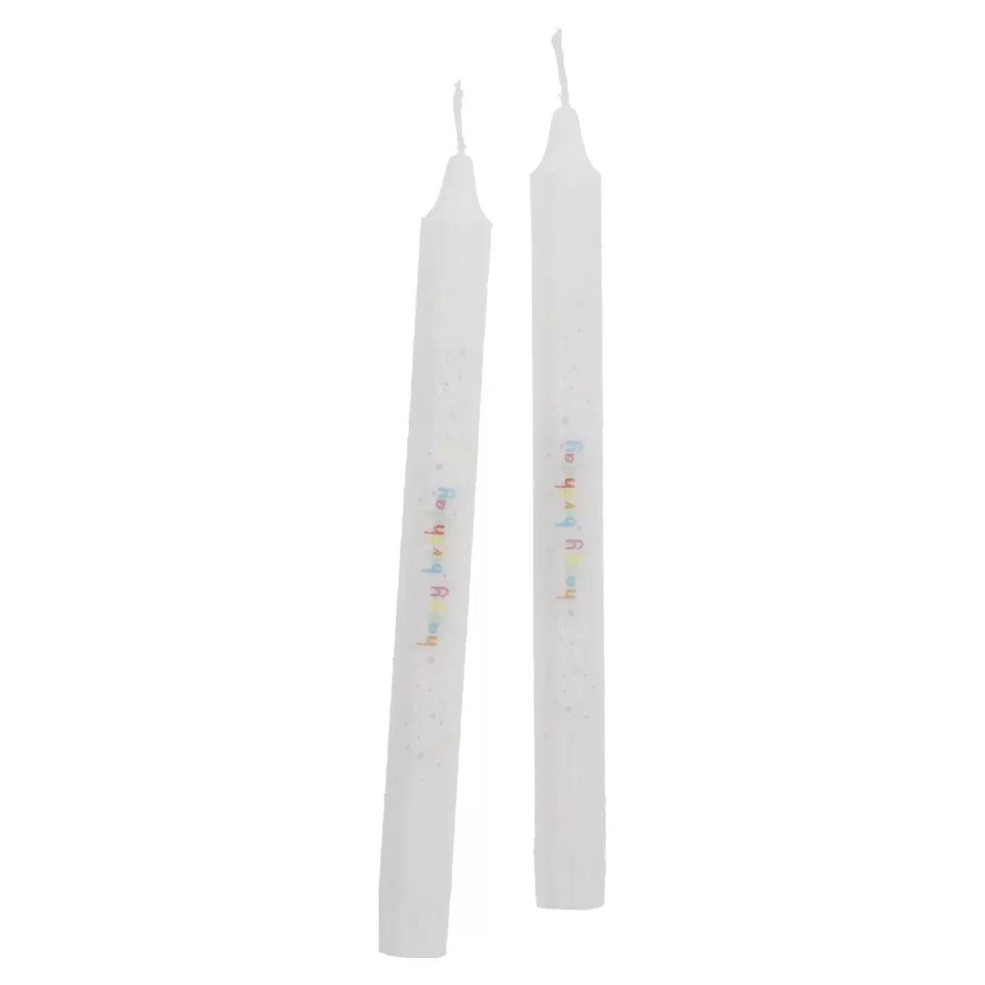 NANU-NANA 2er Set Stabkerze Geburtstag, Happy Birthday/ Konfetti Cheap