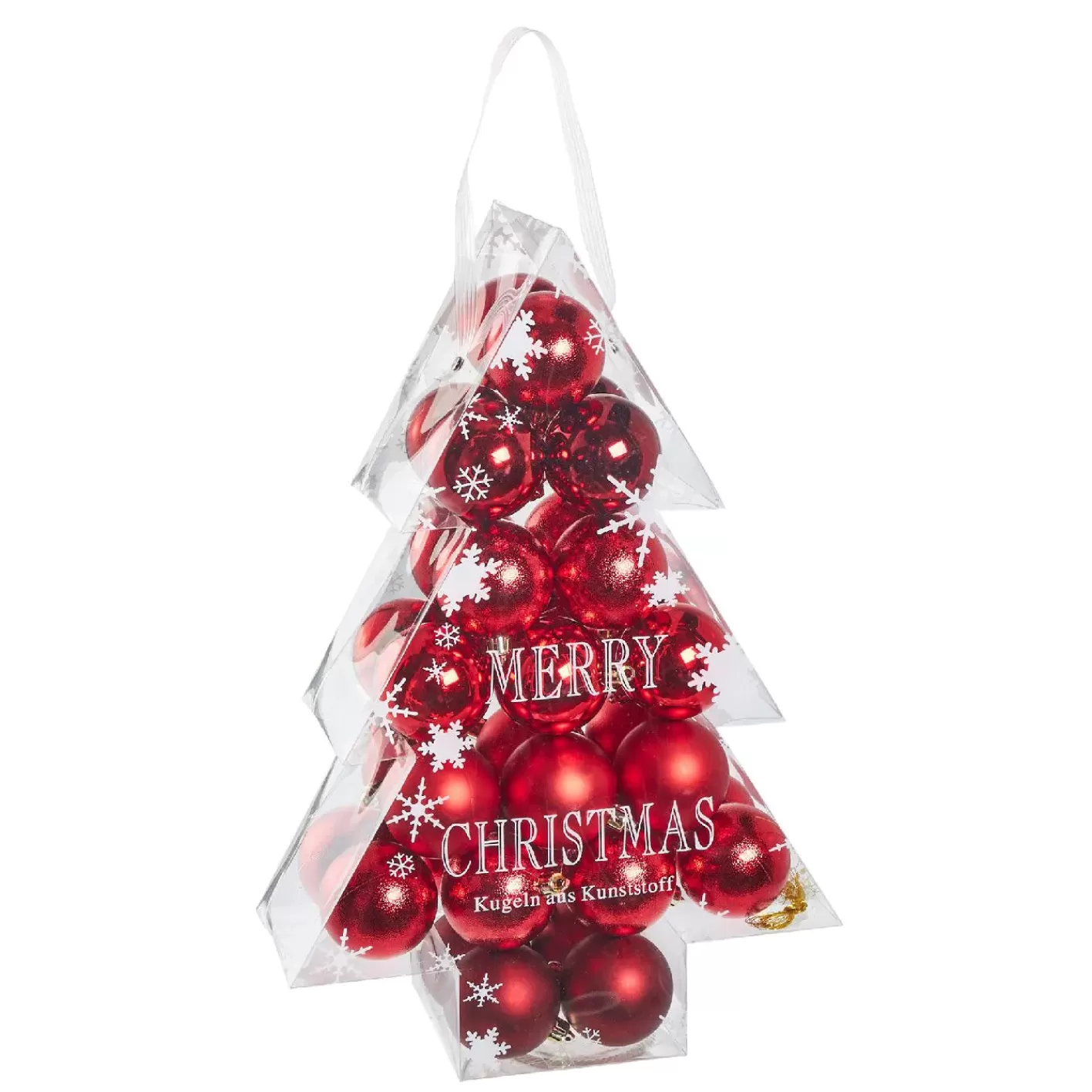 NANU-NANA 34er Set Weihnachtskugeln, Rot Cheap