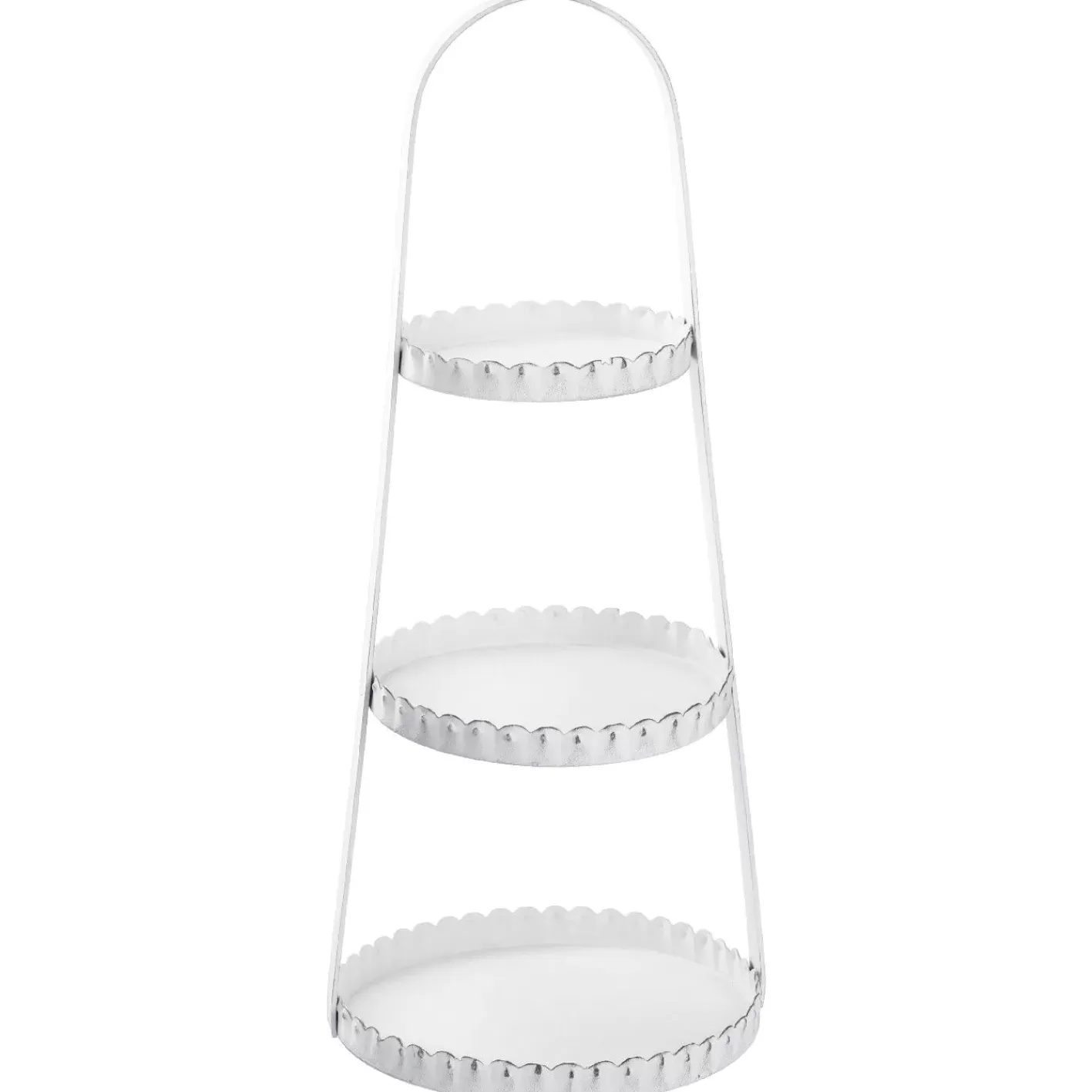 NANU-NANA Etagere Metall, 3 Teller, Weiß, 40 Cm Store