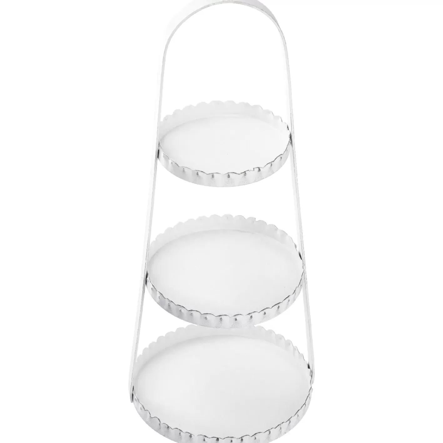 NANU-NANA Etagere Metall, 3 Teller, Weiß, 40 Cm Store