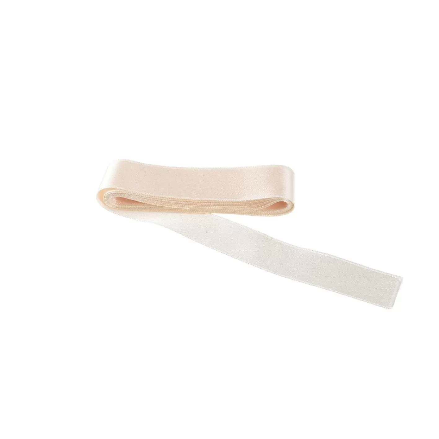 NANU-NANA Geschenkband Satin, Creme, 25 Mm X 3 M Fashion