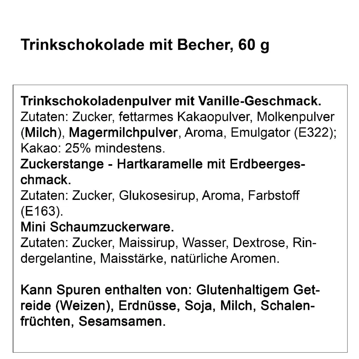 NANU-NANA Geschenk-Set Trinkschokolade + Becher, Haus/Fahrrad Shop