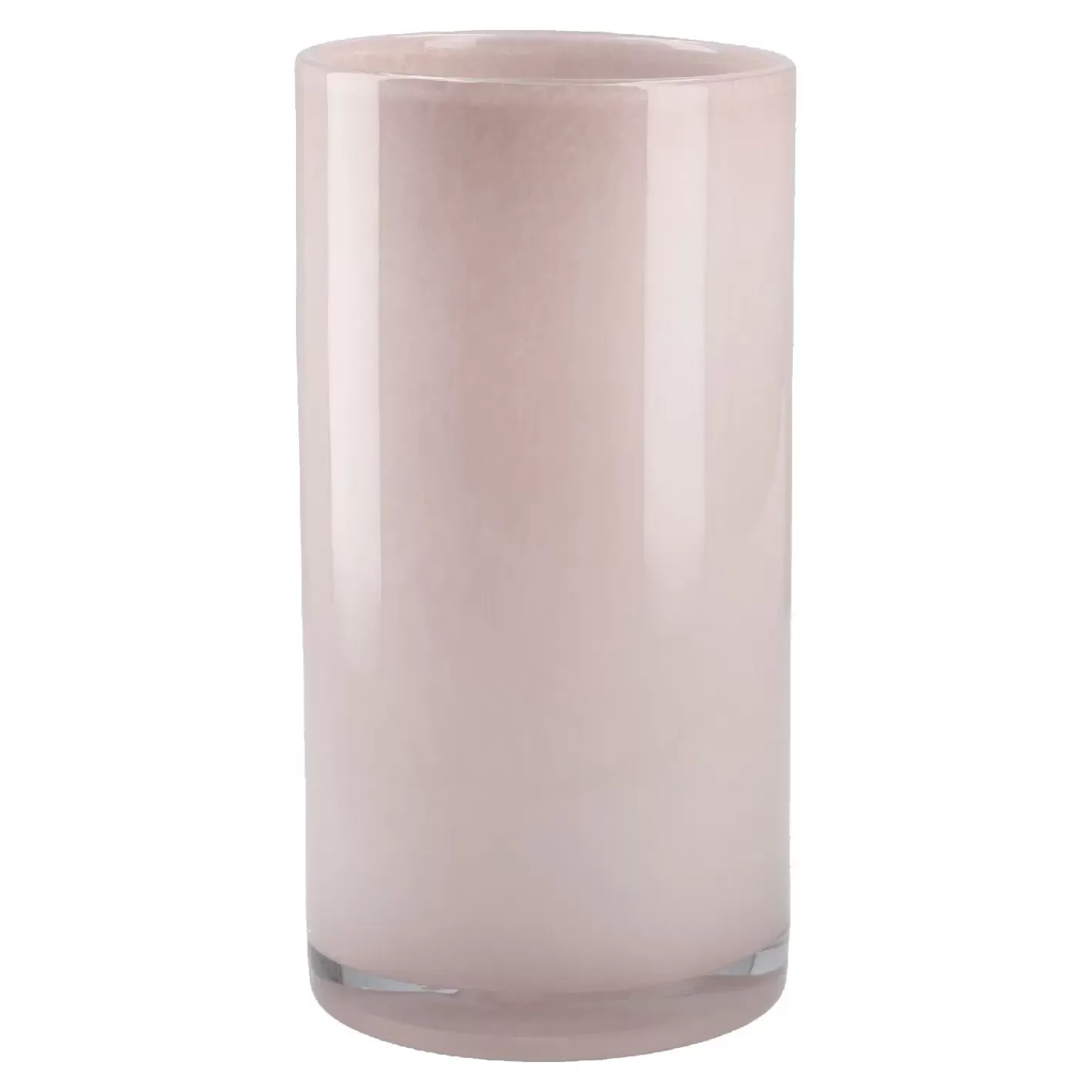 NANU-NANA Glas-Vase Zylinder/Opal, Rosa, 12 X 24 Cm Best Sale