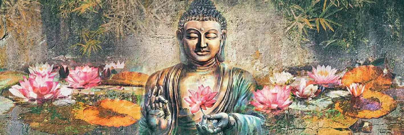 NANU-NANA Jumboposter Lotus Buddha, Nr. 11 Cheap