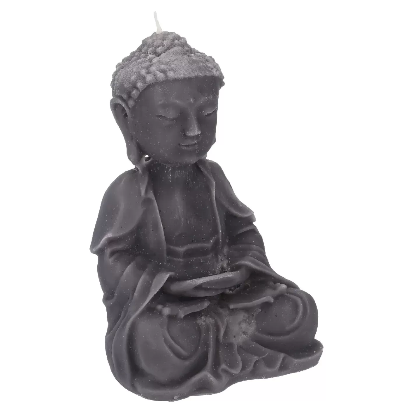 NANU-NANA Kerze Buddha, Dunkelgrau, 23 Cm Cheap