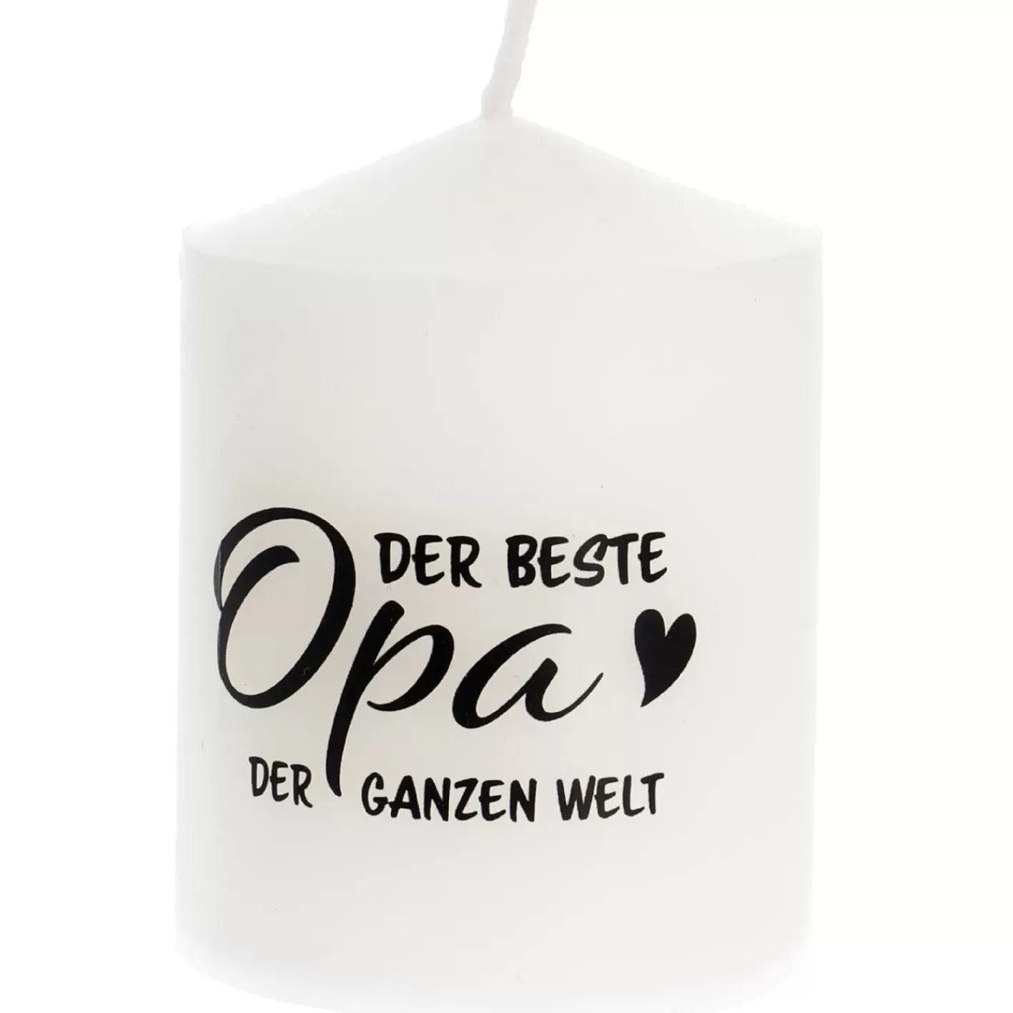 NANU-NANA Kerze Spruch, Bester Opa, 6 X 8 Cm Clearance