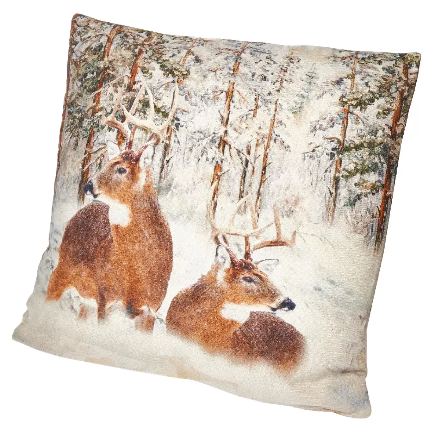 NANU-NANA Kissen Hirsch/Schnee, 45 X 45 Cm Store