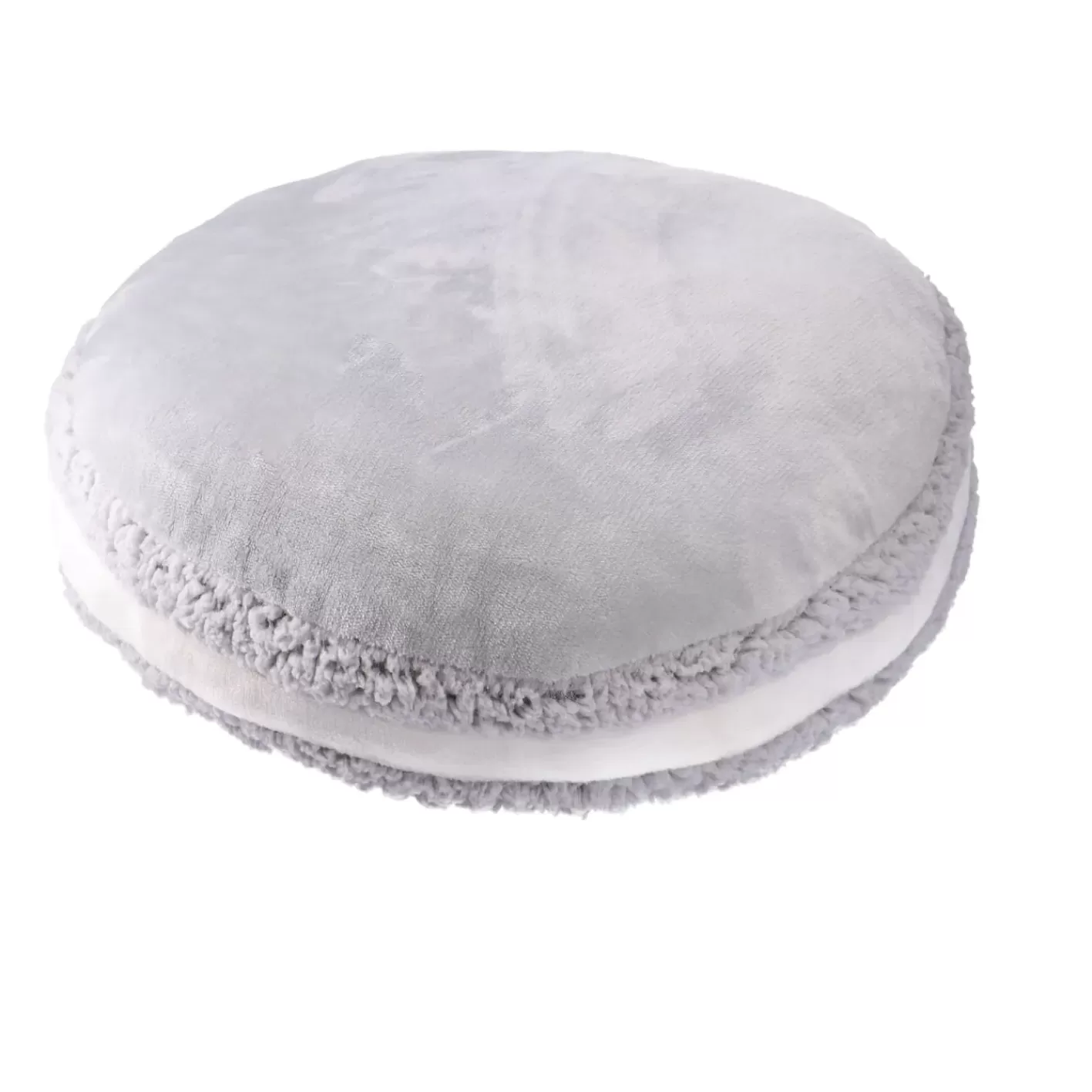 NANU-NANA Kissen Macaron, Grau, 40 X 12 Cm Best