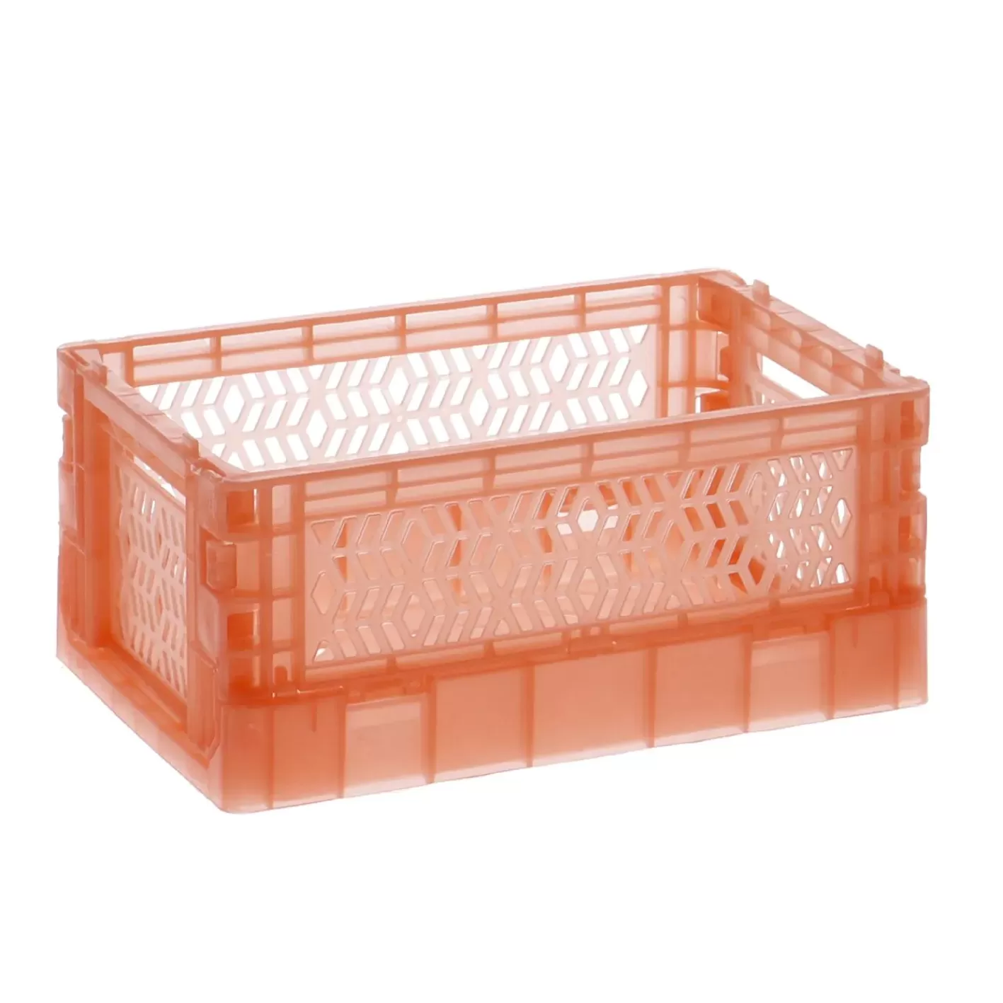 NANU-NANA Klappbox Transparent, 15 X 9.5 X 6.5 Cm, Coralle Cheap