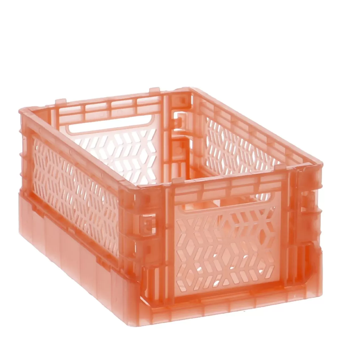 NANU-NANA Klappbox Transparent, 15 X 9.5 X 6.5 Cm, Coralle Cheap