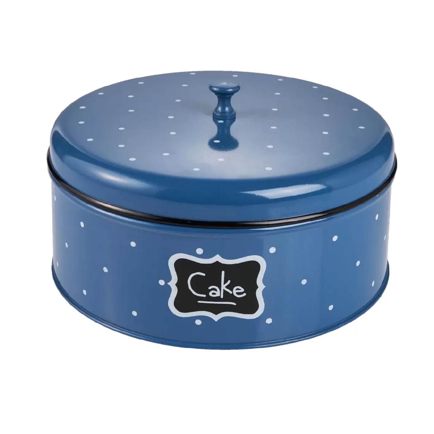 NANU-NANA Metalldose Mit Tafel, Blau, 25 X 12 Cm Cheap