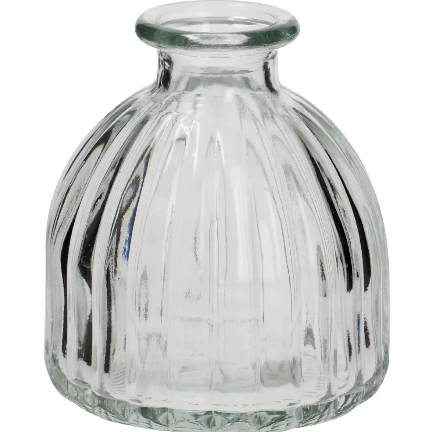 NANU-NANA Mini-Vase Rillen, Halbrund, 8 X 8.5 Cm Flash Sale