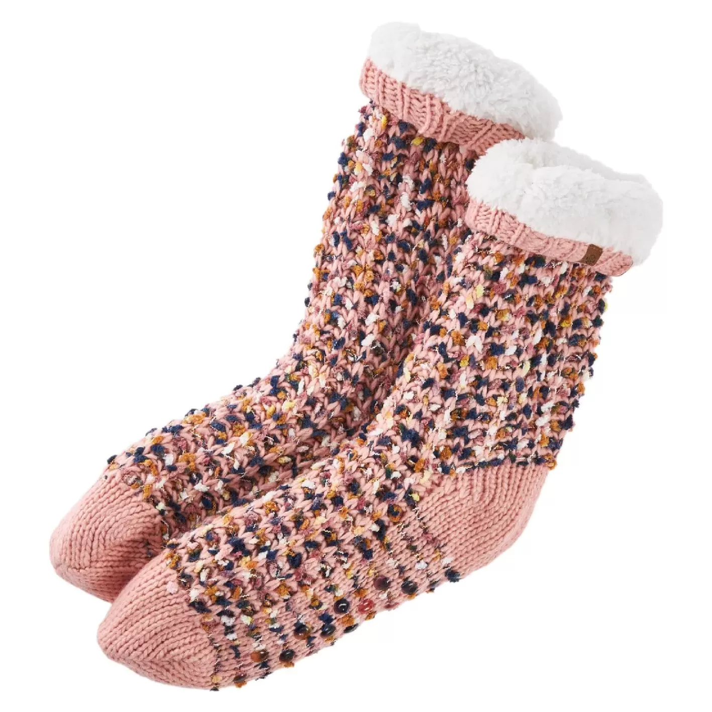 NANU-NANA Norweger-Socken Popcorn, Rosa New