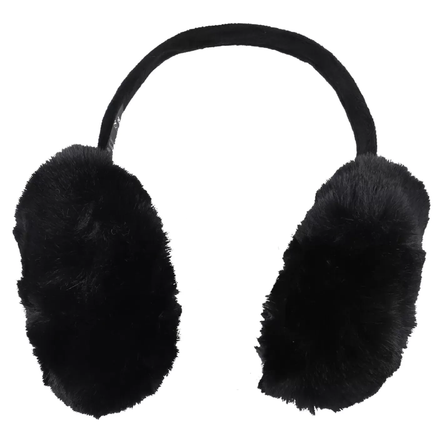 NANU-NANA Ohrenwärmer Fluffy XXL, Schwarz Clearance