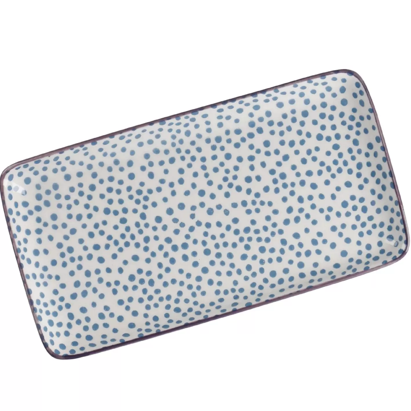 NANU-NANA Platte China, Blau, Dots, 23 Cm Best Sale