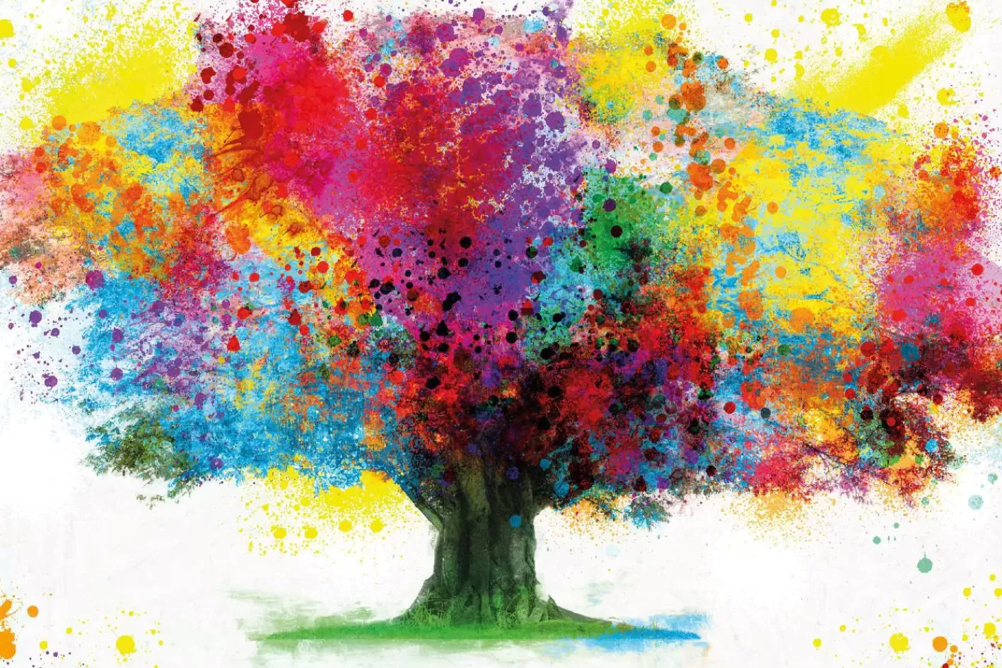 NANU-NANA Poster Coloured Tree, Nr. 177 Clearance