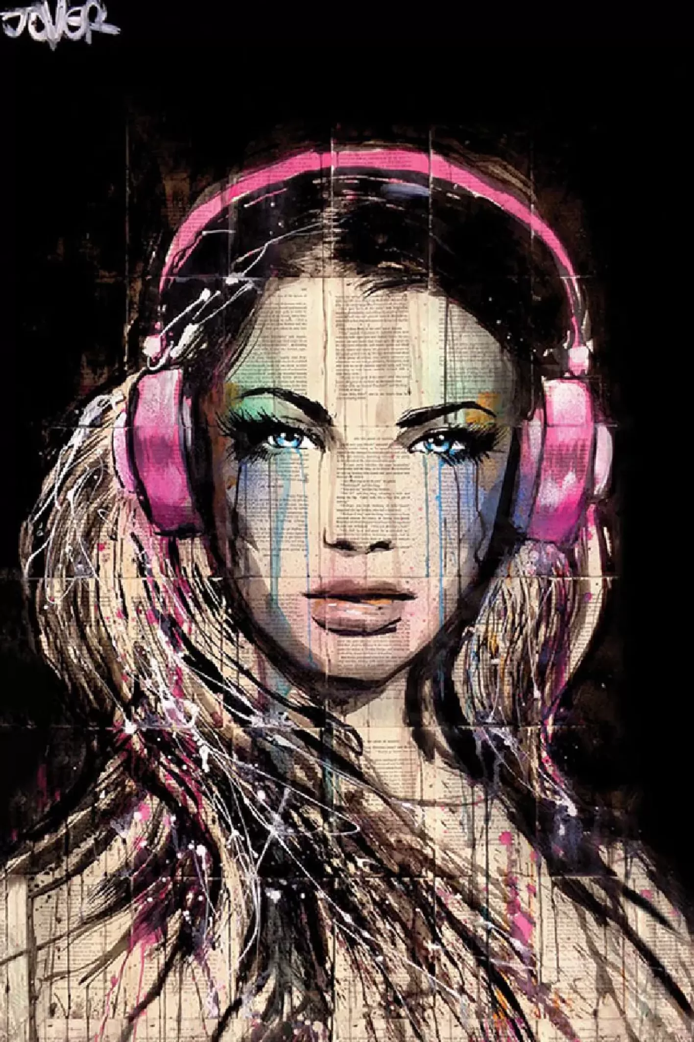 NANU-NANA Poster Loui Jover - Dj Girl, Nr. 58 Store