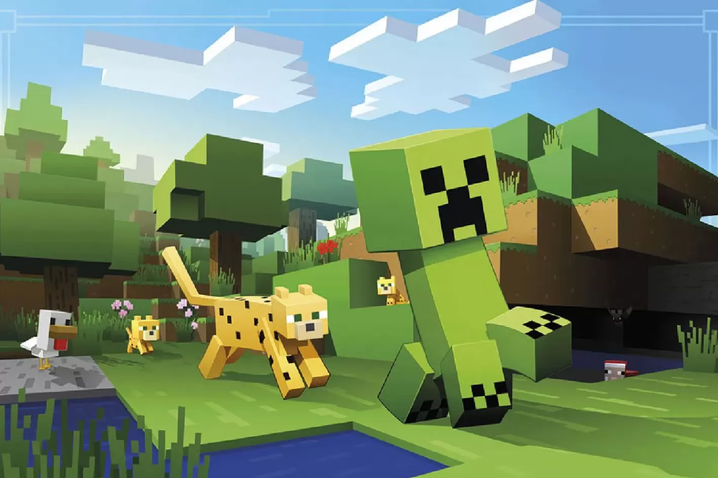 NANU-NANA Poster Minecraft Ocelot Chase, Nr. 171 Best