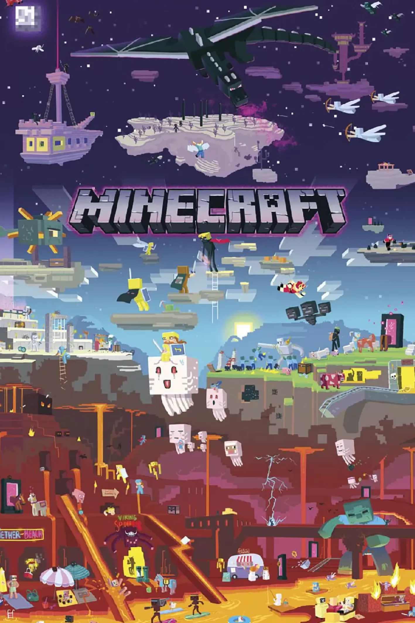 NANU-NANA Poster Minecraft World Beyond, Nr. 224 New