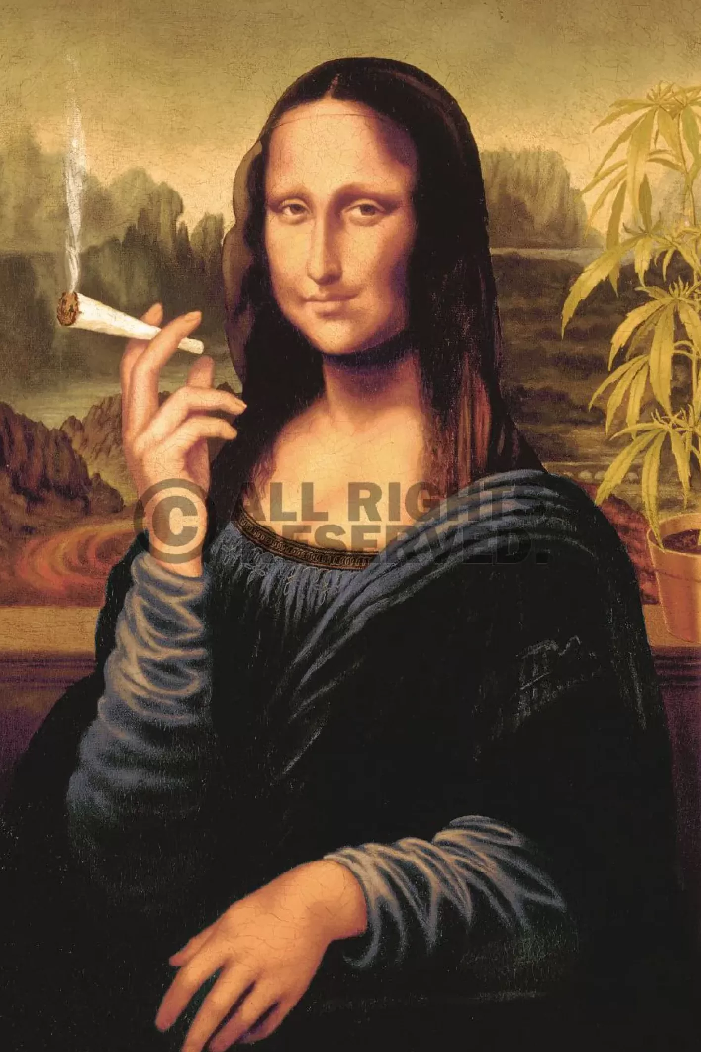 NANU-NANA Poster Mona Lisa - Joint, Nr. 77 Sale