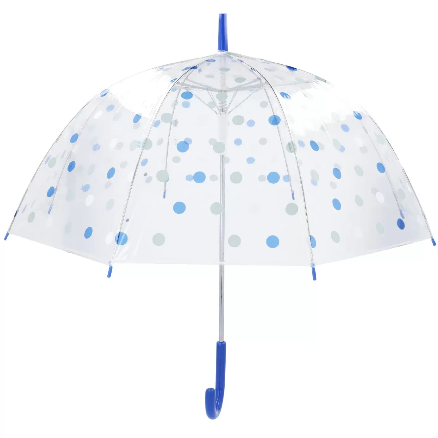 NANU-NANA Regenschirm Transparent, Dots, Blau, 82 Cm Cheap