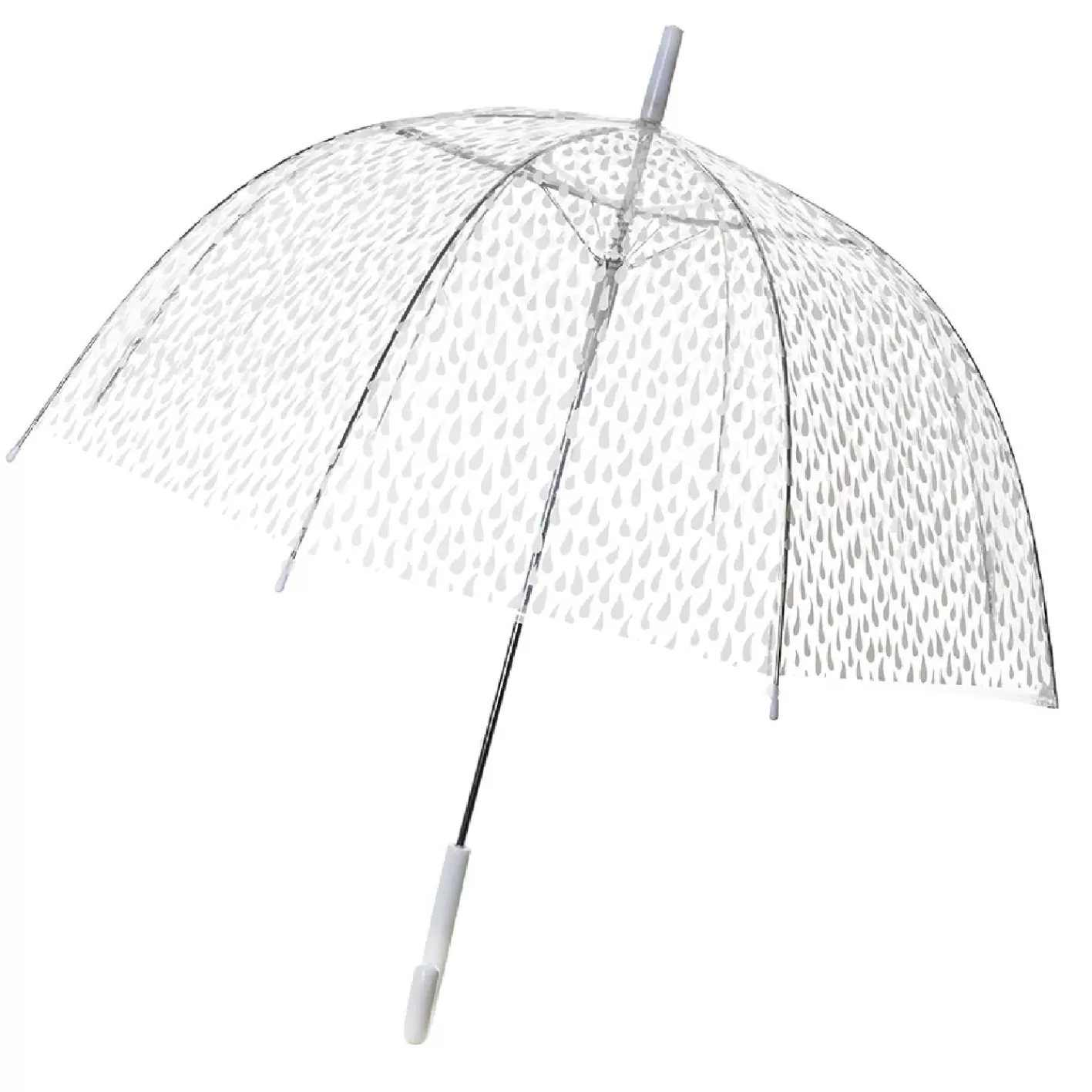 NANU-NANA Regenschirm Transparent, Tropfen, Weiß, 82 Cm Discount