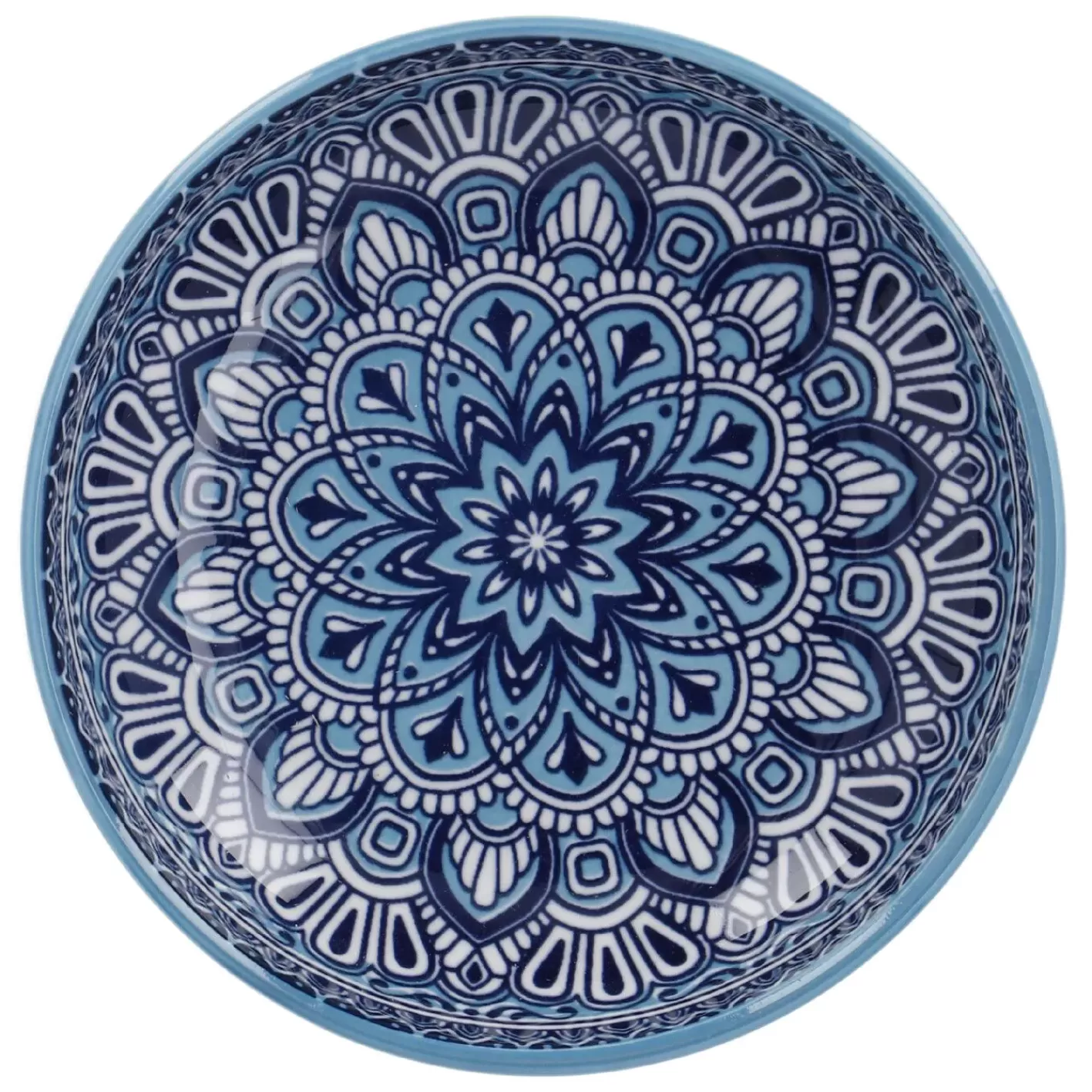 NANU-NANA Schale China, Flach, Blau/hellblau, 15 Cm Clearance