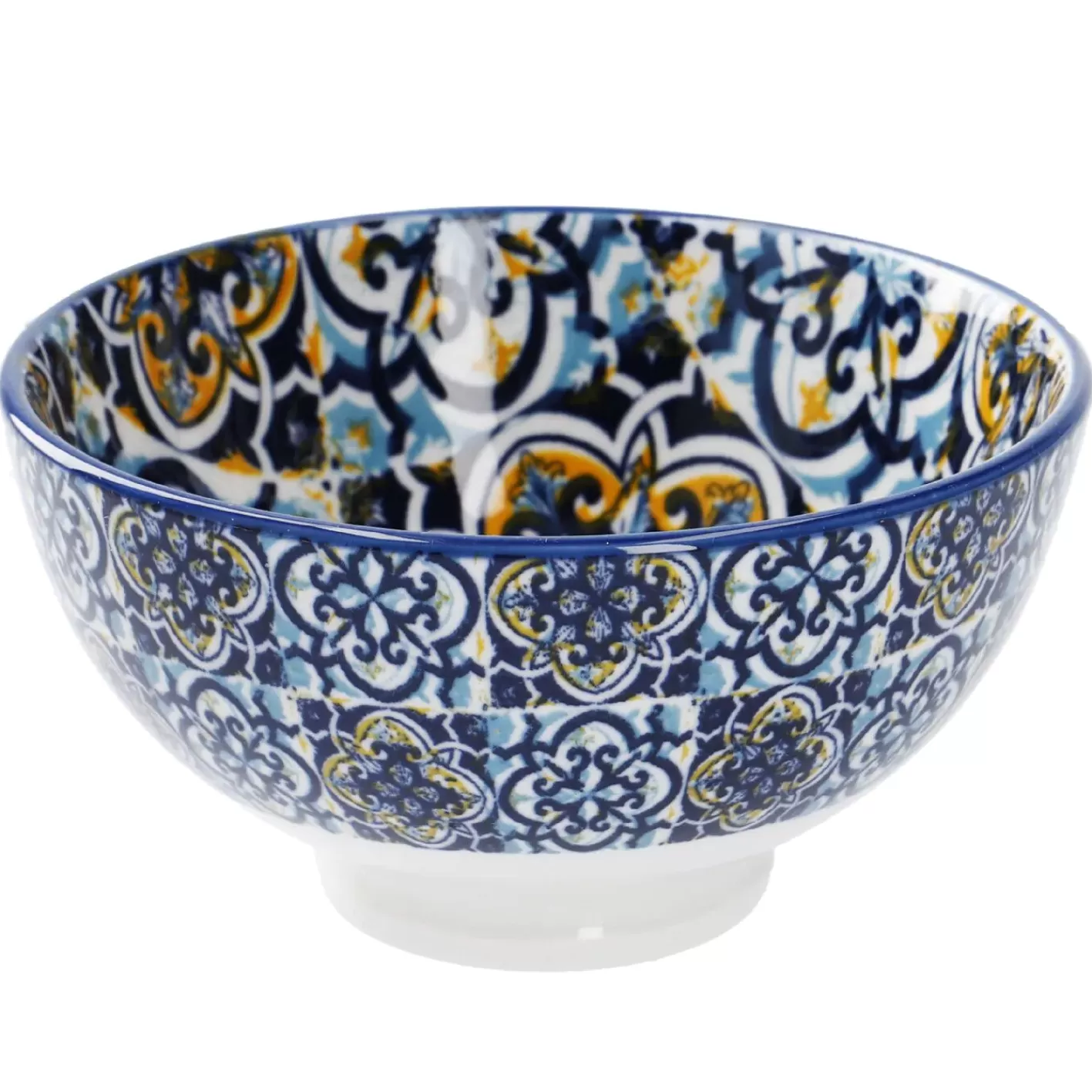 NANU-NANA Schale China, Hoch, Blau/gelb, 9.5 Cm Best Sale