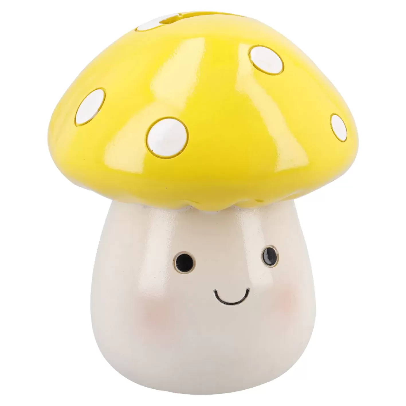 NANU-NANA Spardose Pilz, Gelb, 15 Cm Shop