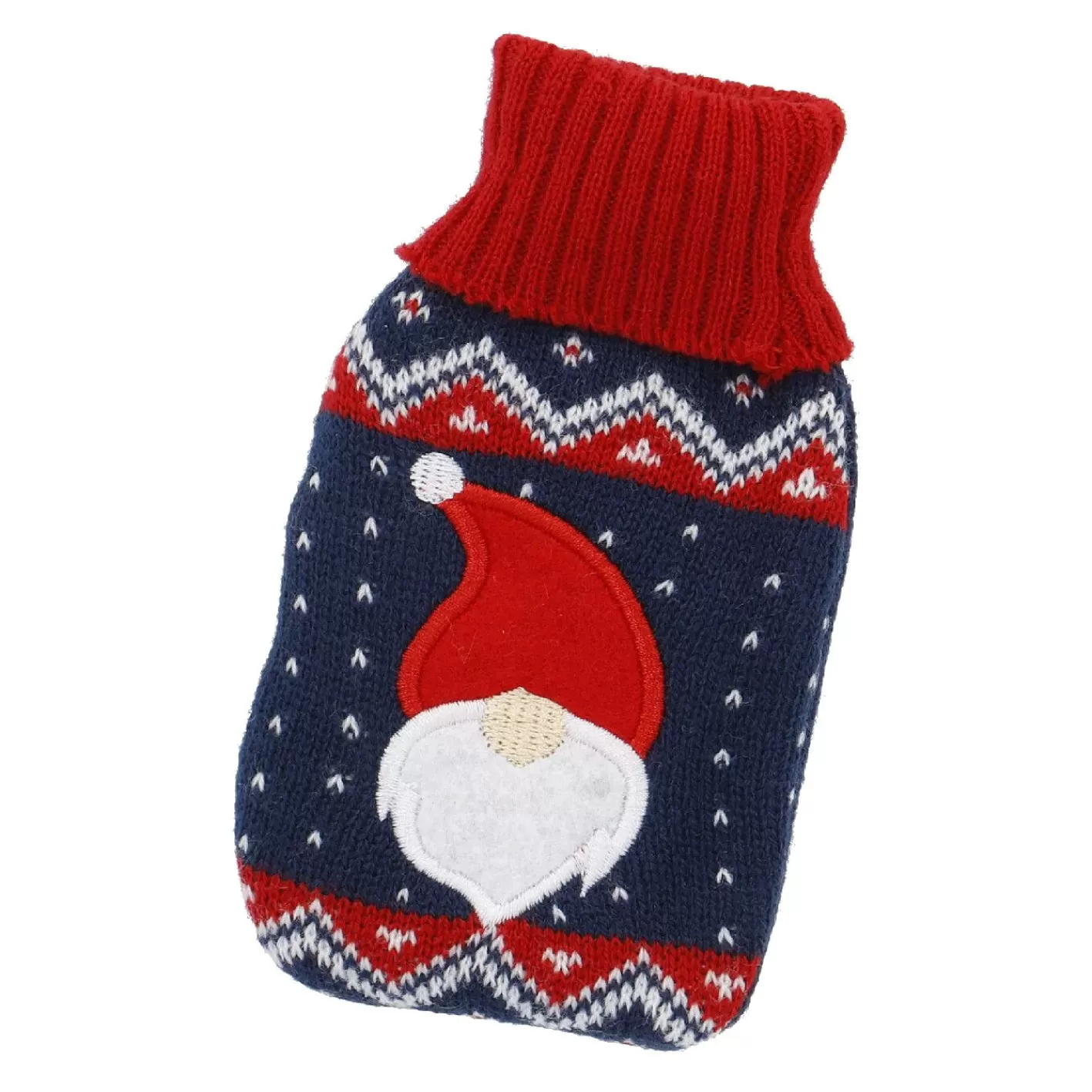 NANU-NANA Strick-Taschenwärmer Weihnachtsmann/blau, 13 Cm Flash Sale