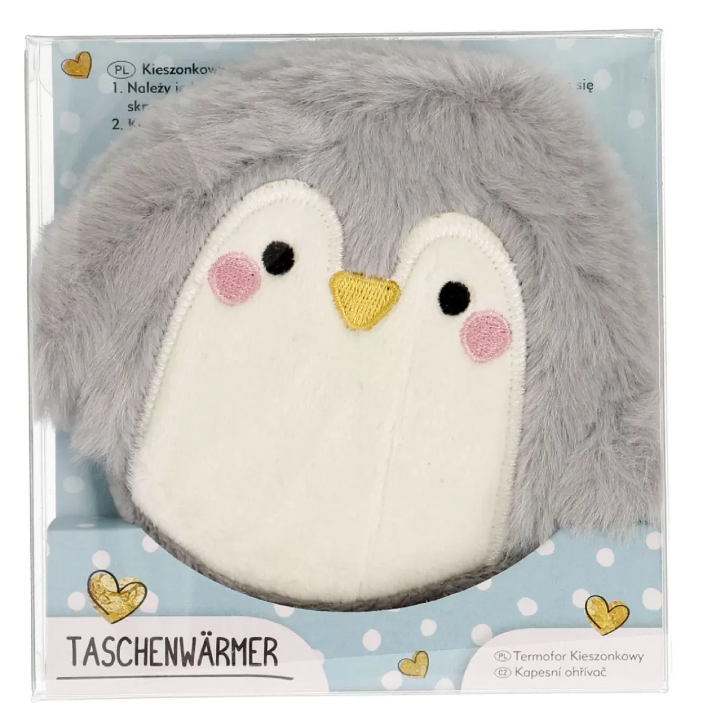 NANU-NANA Taschenwärmer Fell, Pinguin Best