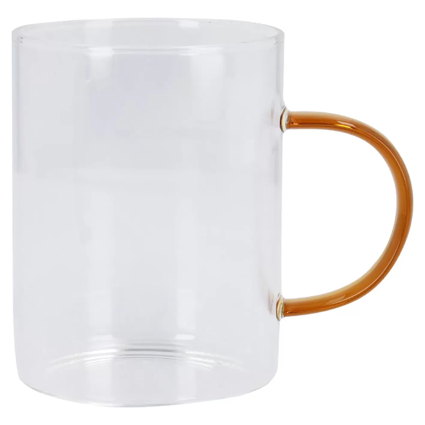 NANU-NANA Teeglas Boro, Farbhenkel/braun, 400 Ml Online