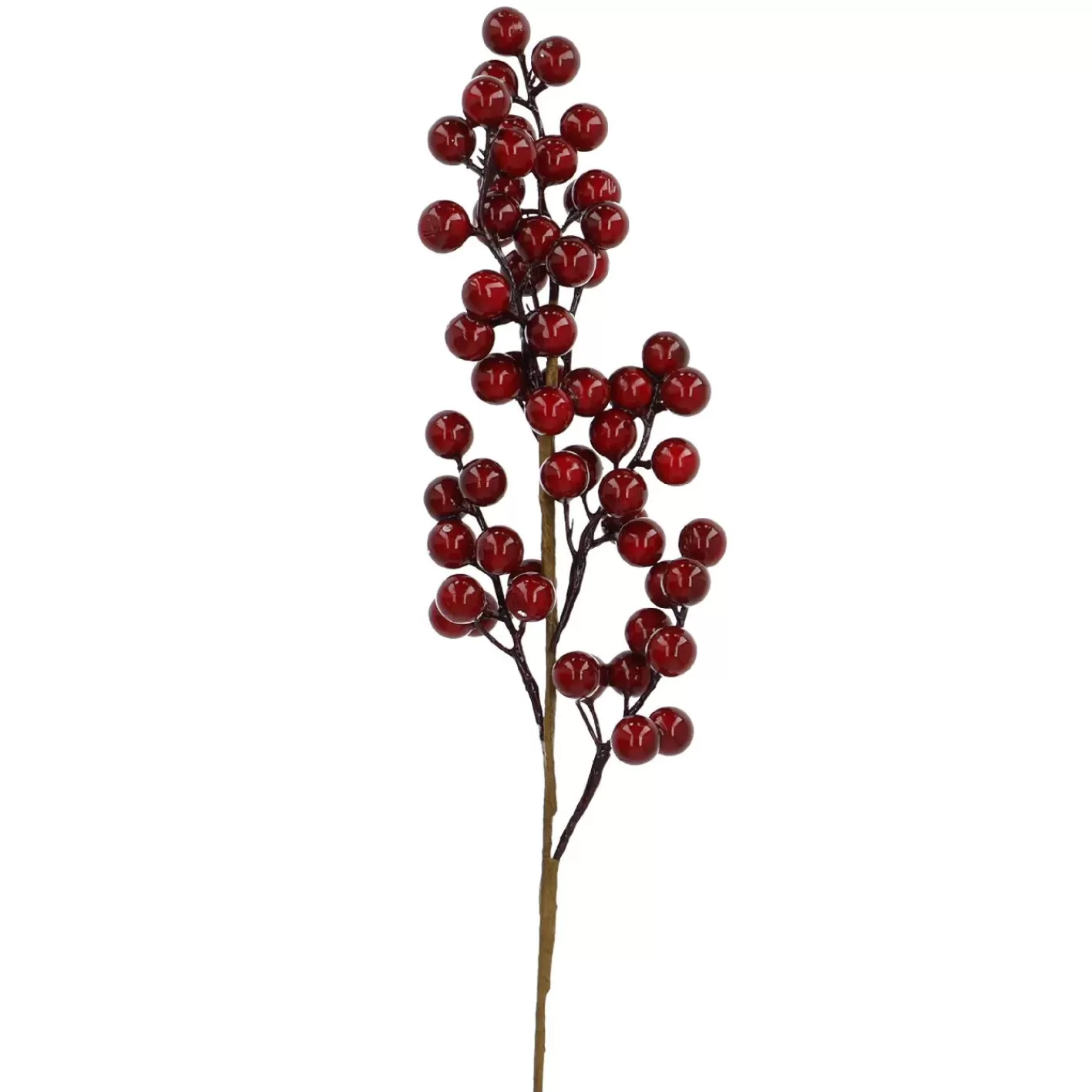 NANU-NANA Zweig Beeren, Dunkelrot/glänzend, 40 Cm Sale